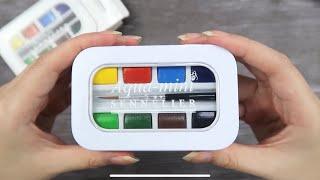 [ Họa cụ Lỗ Store ] Review màu nước Sennelier Aqua Mini 8 màu | Watercolor Speed Paint