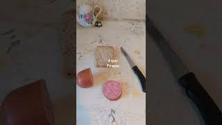 как сделать пошагово бутерброд быстрого приготовления #еда #быстрыерецепты #лёгкиерецепты #пошагово
