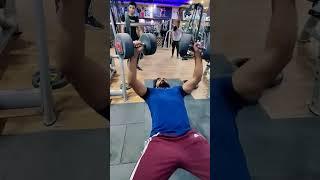 Chest workout dumble press self motivation #gym #workout #fitness #motivation