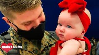 Top 10 Most Heartwarming Military Homecoming Surprises || Heartsome 