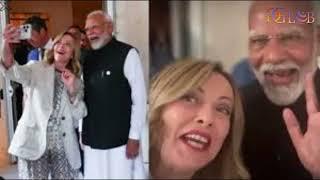 On selfie video with Giorgia Meloni, here's how PM Narendra Modi reacted