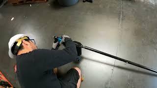 Mounting Your Collated Cordless Drywall Screw Gun On The SGP Extension Pole