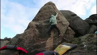 Triangle Wall 7a, Burbage South