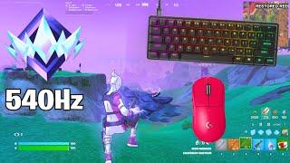 SteelSeries Apex Pro Mini ASMR  Solo Gameplay  Satisfying Keyboard Fortnite 240 FPS 4K