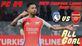 FC 24 | 24/25 UEFA Champions League | Simulation | Atalanta vs Arsenal | All Goals