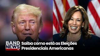 Eleições Americanas: 47 milhões já votaram antecipadamente nos EUA e Trump "Honrado" | BandNewsTV