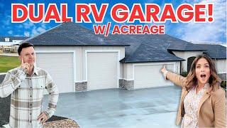 Tour This MASSIVE Dual RV Garage Home on Acreage Near Boise, Idaho