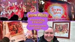 Snow White Panto - Sheffield Lyceum Theatre - Theatre Vlog & Review Including Curtain Call