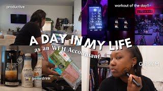 *REALISTIC* DAY IN THE LIFE of an ACCOUNTANT | 7-5 work day in corporate (WFH)