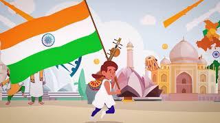 Happy Independence Day II 2d  Animation II Adobe Animate CC II15th August IINational Anthem