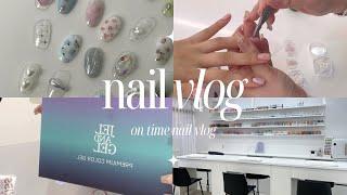 vlog•네일샵브이로그•korean nail vlog•(꿀잼보장,3인네일샵일상,젤앤젤얼음별,순백젤,리얼묘해브러쉬,네일샵풀예약,네일꿀팁,네일시술영상)