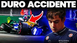 ¡TRAGEDIA! El FATAL ACCIDENTE de Franco Colapinto en el GP de las Vegas