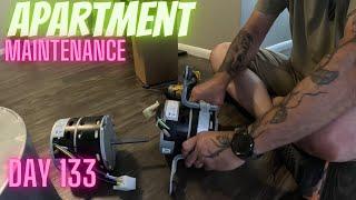 Fixing blower motor and turning apartment