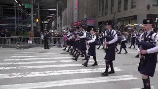 Tartan Parade~NYC~2024~Merchiston Edinburgh Pipes and Drums Band~NYCParadelife