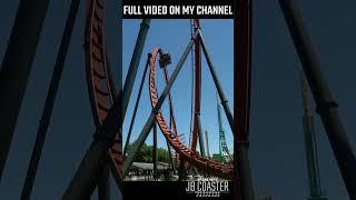 Iron Menace - The new Dive Coaster at Dorney Park  #rollercoaster #themepark #amusementpark