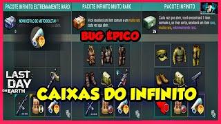 ●ABRINDO VÁRIAS CAIXAS DO INFINITO!! BUG ÉPICO PRA ESCOLHER SKIN  Last Day On Earth