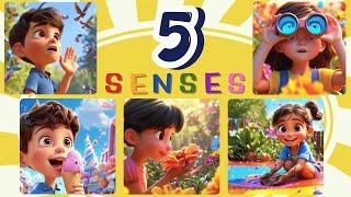 Five senses | Five Parts of Body  | Kids Songs