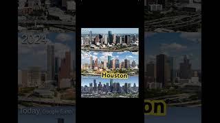 Houston skyline changes in 10 years: the 5th largest metro in USA:February 4, 2025