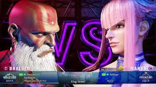 Dhalsim (Bramateus182) VS Manon (Bambagar) - Street Fighter 6 - Diamond 4 - Ranked Sets