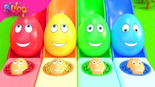 Surprise Eggs Kids Songs | BluLoo Nursery Rhymes & Kids Songs