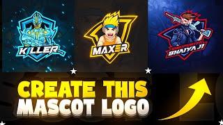 How to make gaming bgmi logo on Android | bgmi mascot logo