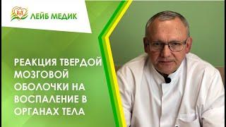 ‍️ Реакция твердой мозговой оболочки на воспаление в органах тела