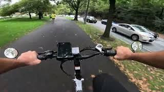 Center City Philadelphia to East Falls Bridge Bike Ride POV