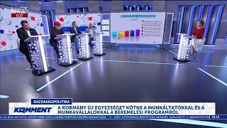 Komment - Megfizethető lakhatás, egymilliós átlag jövedelem, munkáshitel (2024-10-14) - HÍR TV