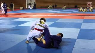 BJJ Red Belt Grand Master Hilton Leao rolling with Black Belts in Abu Dhabi