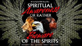 IOG - "Spiritual Awareness or Rather Beware of the Spirits" 2024