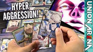 THE BEST RAID CARD IN THIS SET?! | Hunter X Hunter (Green) Vs Bleach (Green) | Union Arena Gameplay