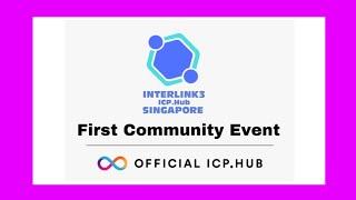 First Community Event organized by ICP Hub Singapore