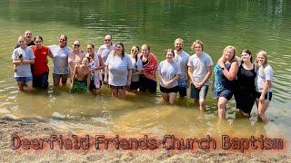 Deerfield Friends Church Baptism / 8.22.2021