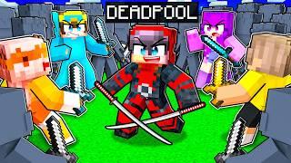 Hunters vs DEADPOOL in Minecraft!