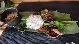 Makan se'adanya Di Pondok Kebun