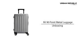 Mi 90 Point Metal Silver Luggage Unboxing