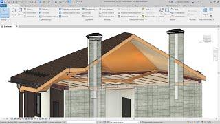 Autodesk Revit. Инструмент Стена: врезанный профиль. Как сделать шахту в ревит