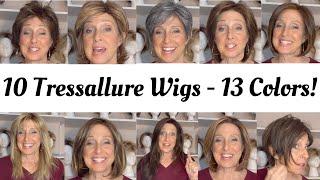 10 Tressallure Wigs in 13 Colors!