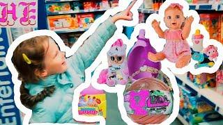 VLOG Мы в огромном магазине игрушек покупаем Нам Намс Num Noms