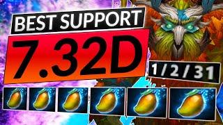 NEW MOST BROKEN SUPPORT BUILD for 7.32D - MANGO Treant Protector - Dota 2 Guide