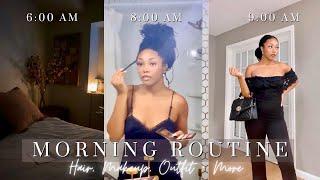 Morning Routine for my Office Job *Realistic* | TyKara Ann