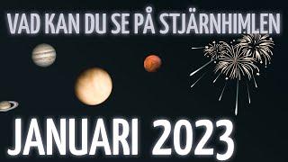 Stjärnhimlen januari 2023