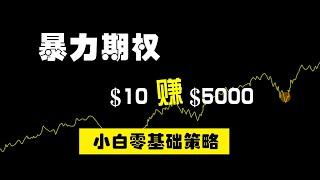 10美元赚5000，零基础也能玩的暴力期权策略