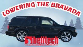 Lowering our AWD Bravada (HOW TO LOWER A 4X4 S10 BLAZER JIMMY SONOMA ETC) Bravada Episode 6