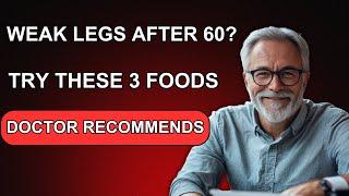 THE LEGS BECOME WEAK FIRST! Eat THESE 3 FOODS to keep them STRONG