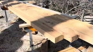 Transforming Wood Beams: The Art of Sandblasting Stain Away with Bison Blasting!