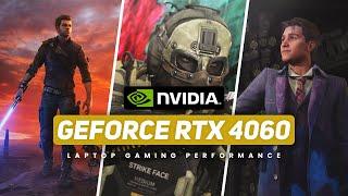 NVIDIA GeForce RTX 4060 Laptop Gaming Performance 2023!