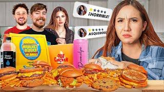 24 horas sobreviviendo con comida de Youtubers   | Carolina Díaz