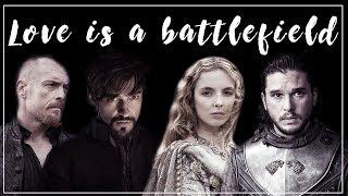 love is a battlefield | multicrossover (+starkqueen)