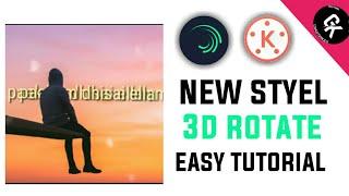 How To Make Trending 3D rotate in kinemaster [trending 3D rotate video ]